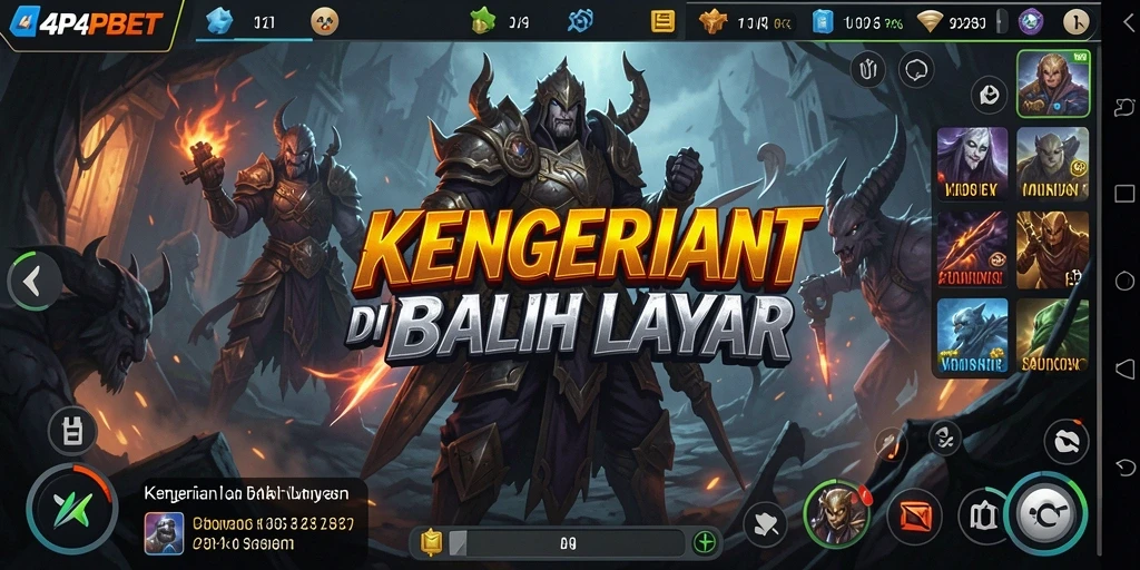 Gameplay seram dalam 4P4PBET yang memacu adrenalin.