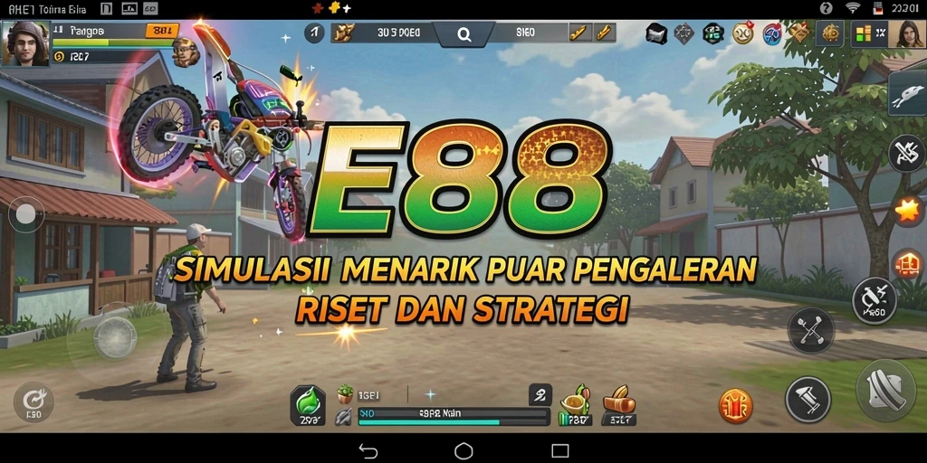 Screenshot E88 yang menampilkan gameplay menegangkan dan strategi yang menarik.