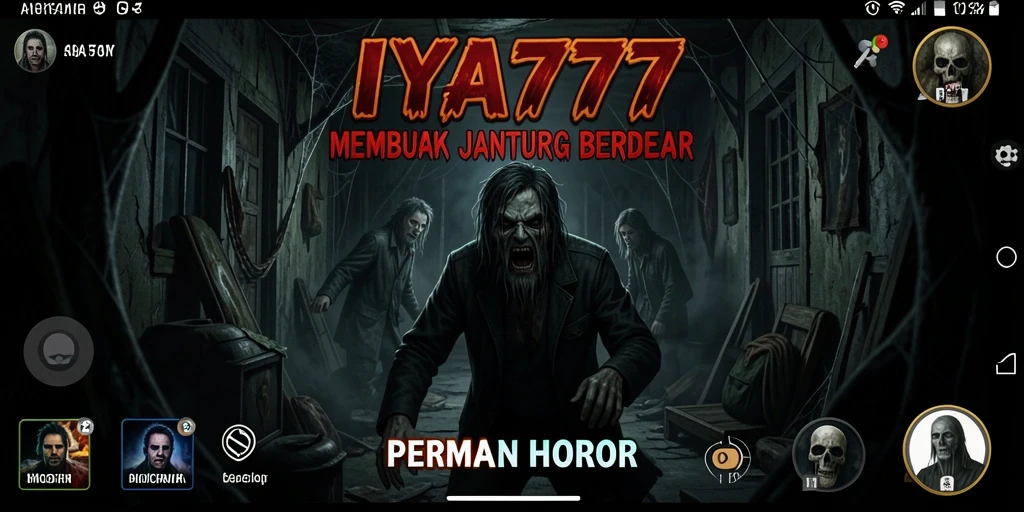 Tampilan gameplay menegangkan dari game IYA777 yang mencekam.