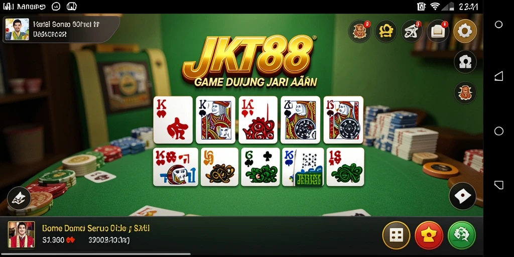 Gameplay seru dari JKT88, nikmati permainan Domino bersama teman.
