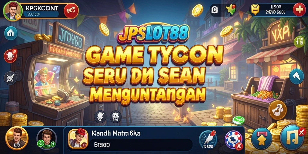 Tampilan menarik dari gameplay Tycoon JPSLOT88 yang seru.