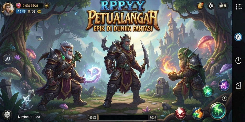 Gameplay RPYYY yang menakjubkan dengan pertarungan epik.