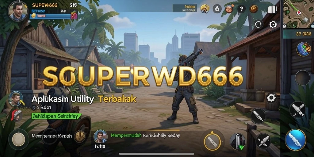 Tampilan antarmuka SUPERWD666 yang sederhana dan efisien.