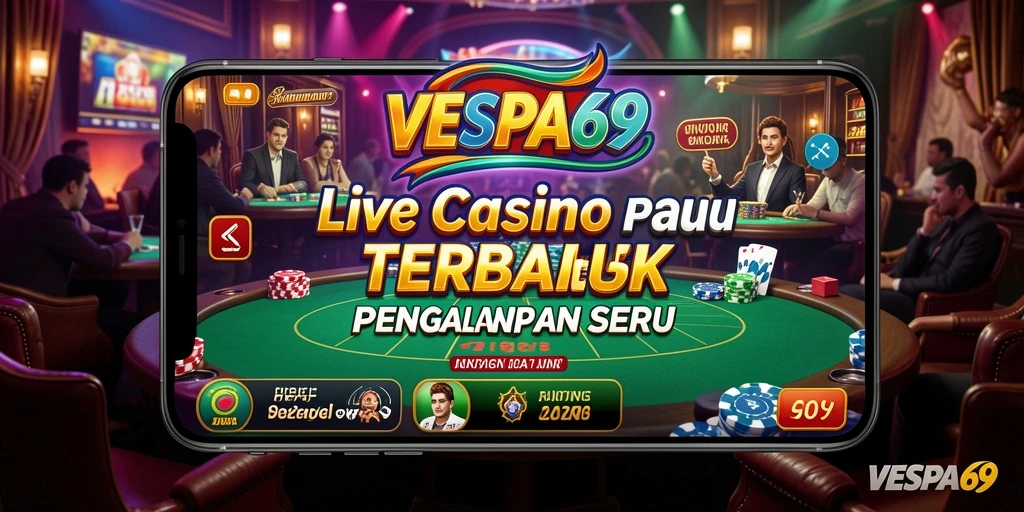 Tampilan gameplay Live Casino yang menarik di VESPA69.