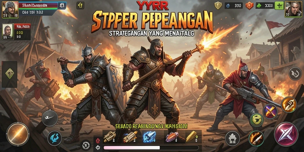 Tampilan gameplay strategi SLG yang mendebarkan di YYRR.